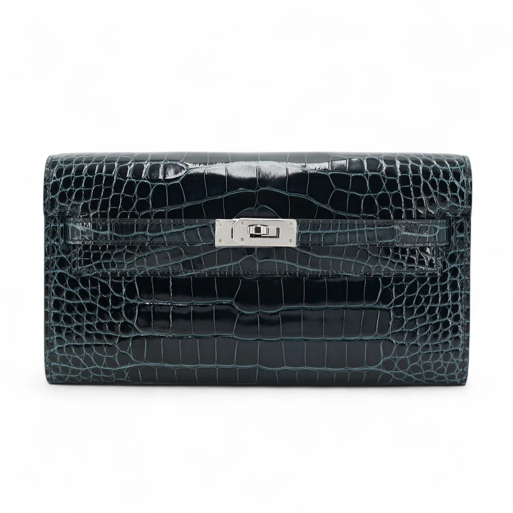Kelly To Go Wallet Vert Rousseau (V0)