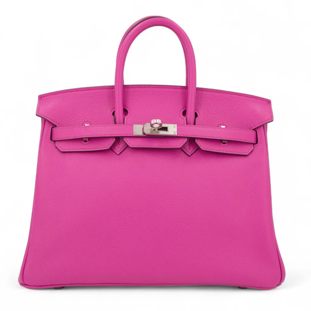 Birkin 25 Verso Magnolia (9I) Capucine (9T)