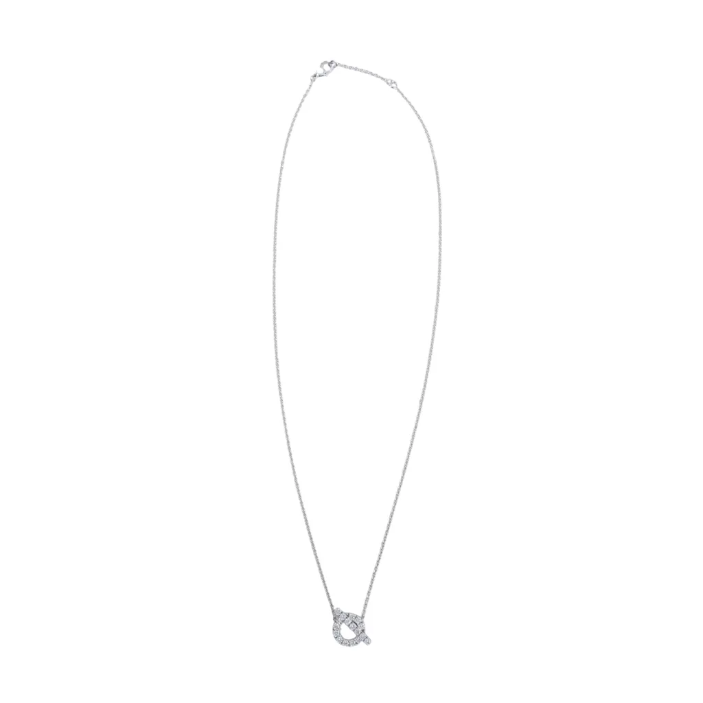 Finesse pendant White Gold