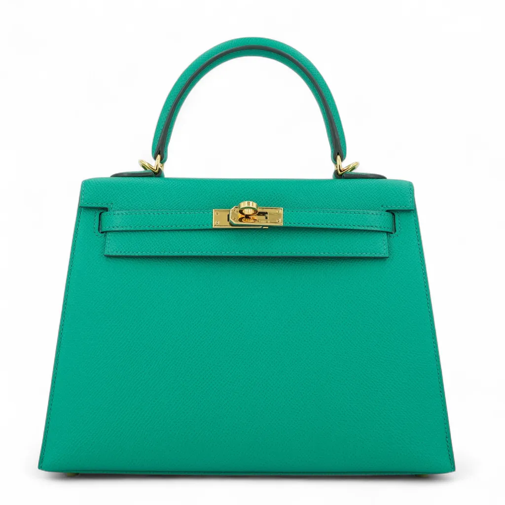 Kelly 25 Sellier Vert Jade (O6)