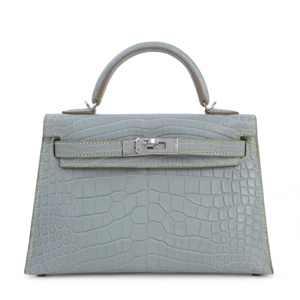 Mini Kelly II Gris Perle (80) Jaune