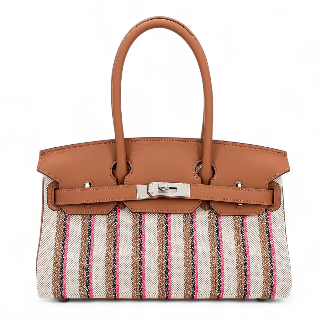 Birkin Shoulder Light 29 Broderie Gold (37) Black (89) Ecru Beige