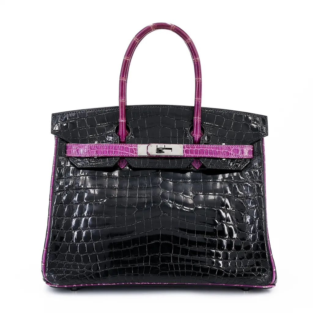 Birkin 30  Black (89) Anemone (P9)