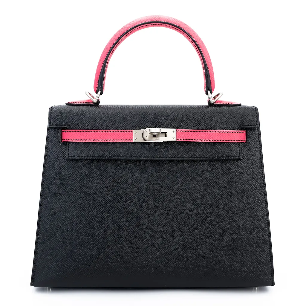 Kelly 25 Sellier HSS Black (89) Rose Azalee (8W)