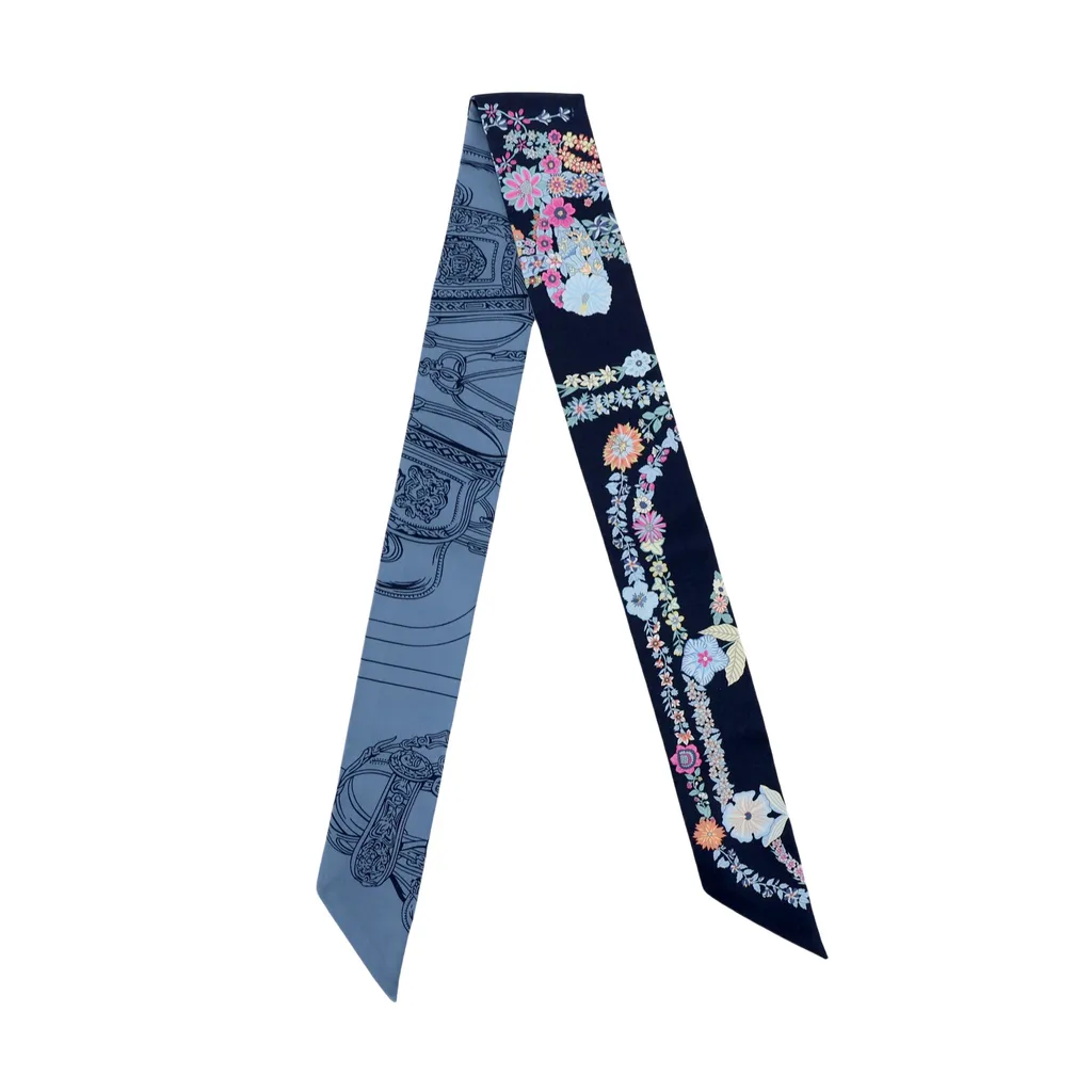 Twilly Brides de Gala en Fleurs Blue Black