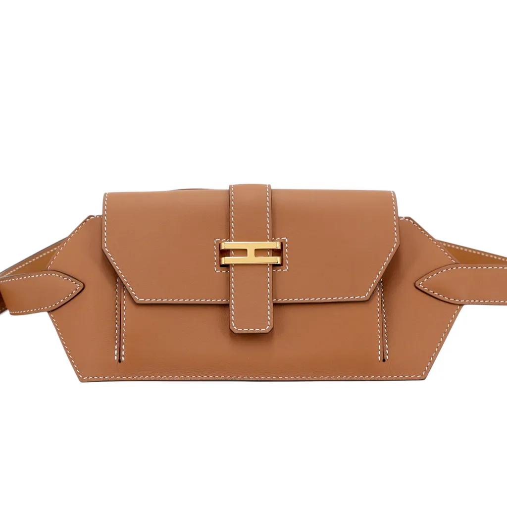 Elan Pocket 24 腰帶 37 金棕色 Gold