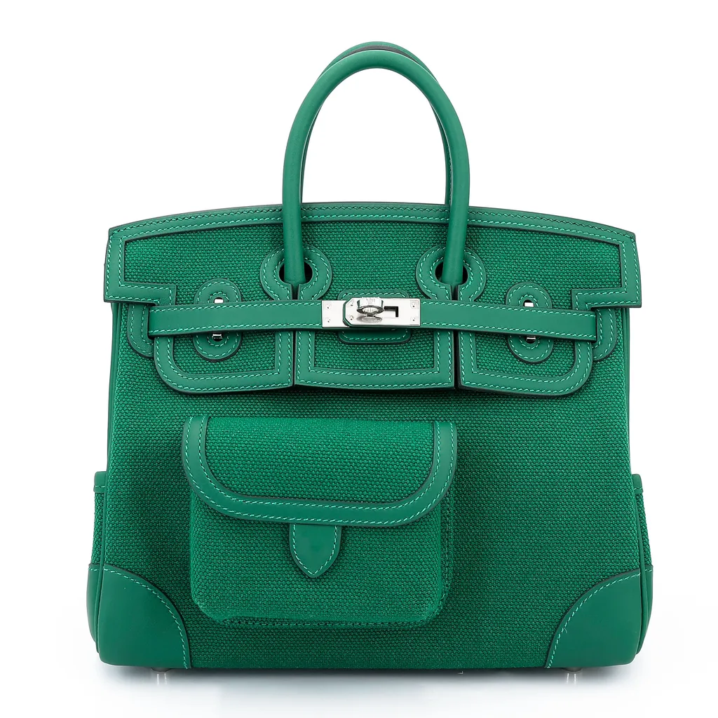 Birkin Cargo 25 Vert Moyen (65)