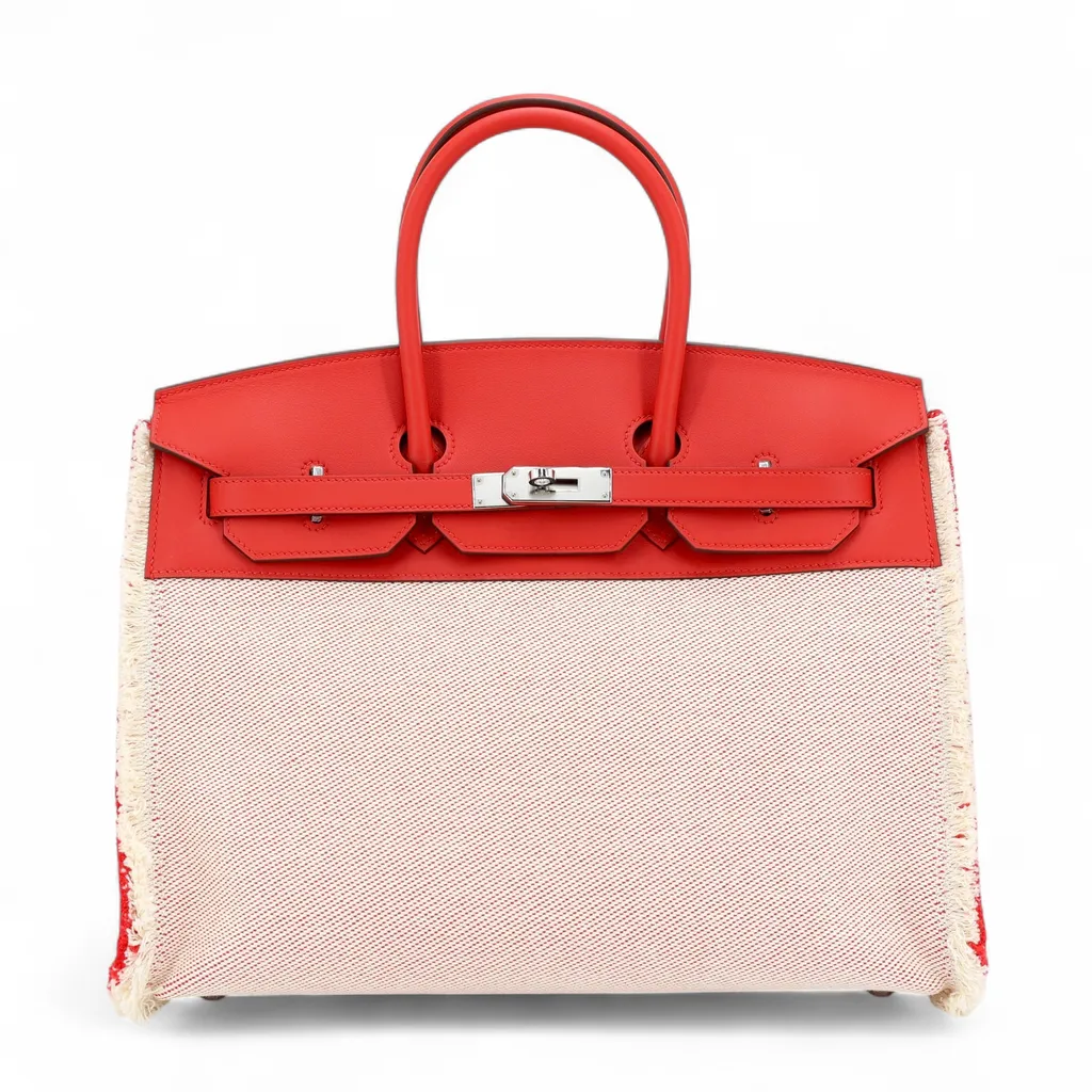 Birkin 35 Fray Fray Rouge de Coeur (S3)