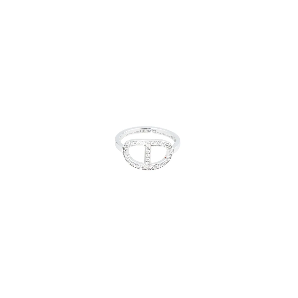 Chaine d'ancre Contour Ring  Platinum