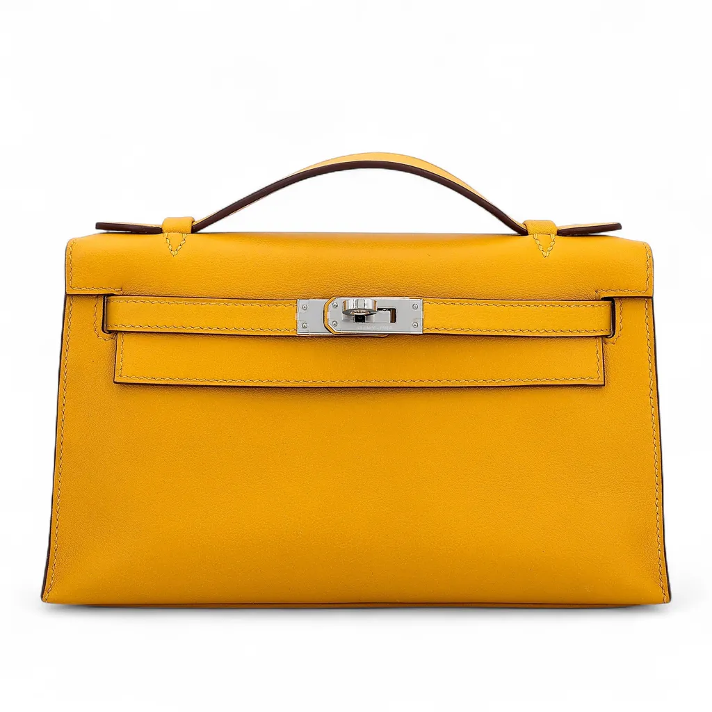 Kelly Pochette Jaune Ambre (9D)
