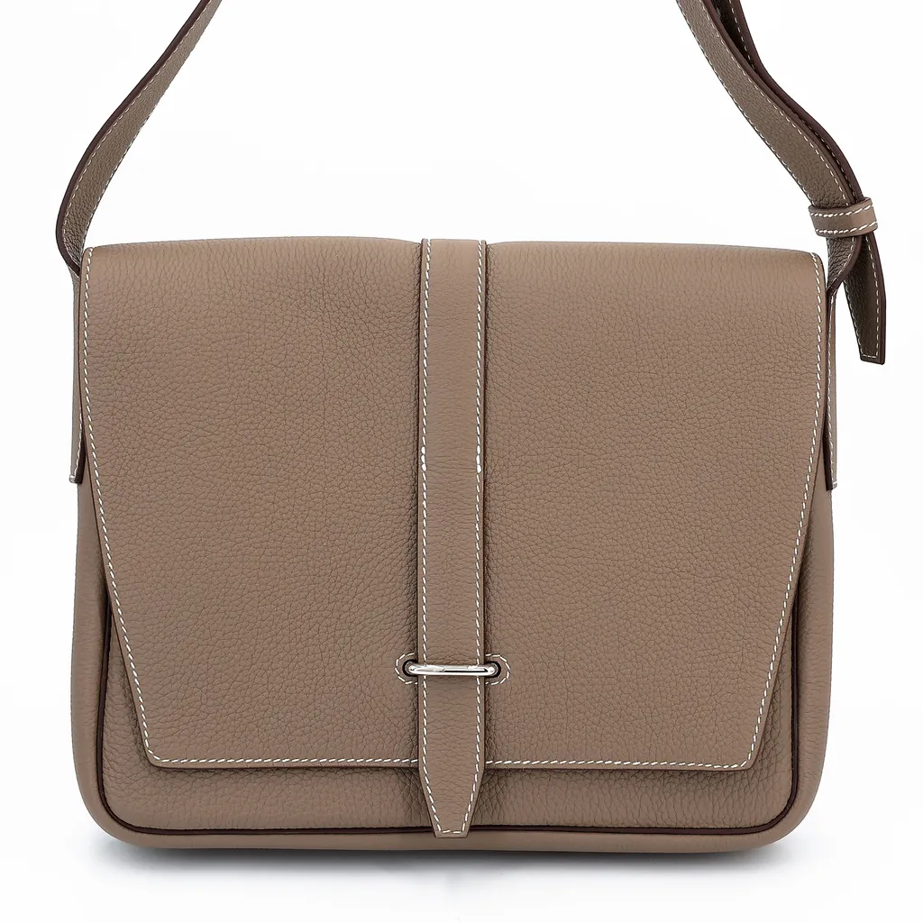 Steve light junior messenger bag Etoupe (18)