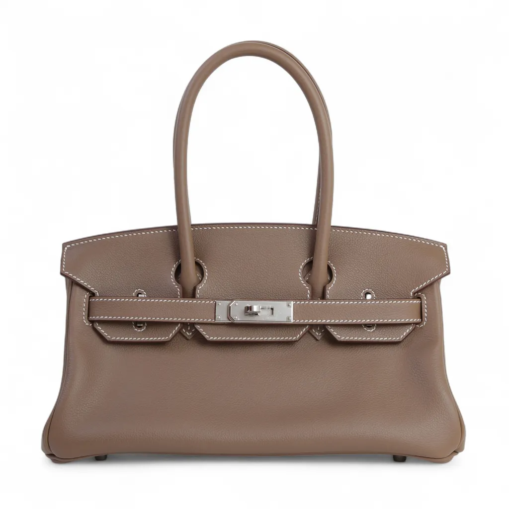 Birkin Shoulder Light 29 Etoupe (18)