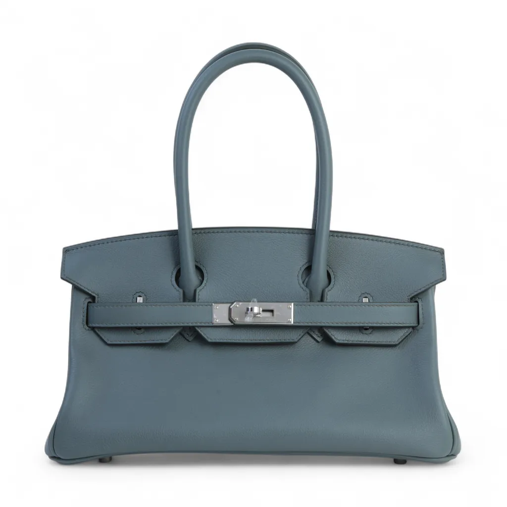 Birkin Shoulder Light 29 Vert Amande (63)