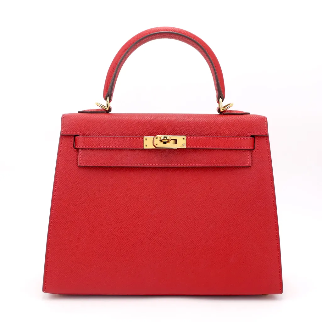 Kelly 25 Sellier Rouge Casaque (Q5)
