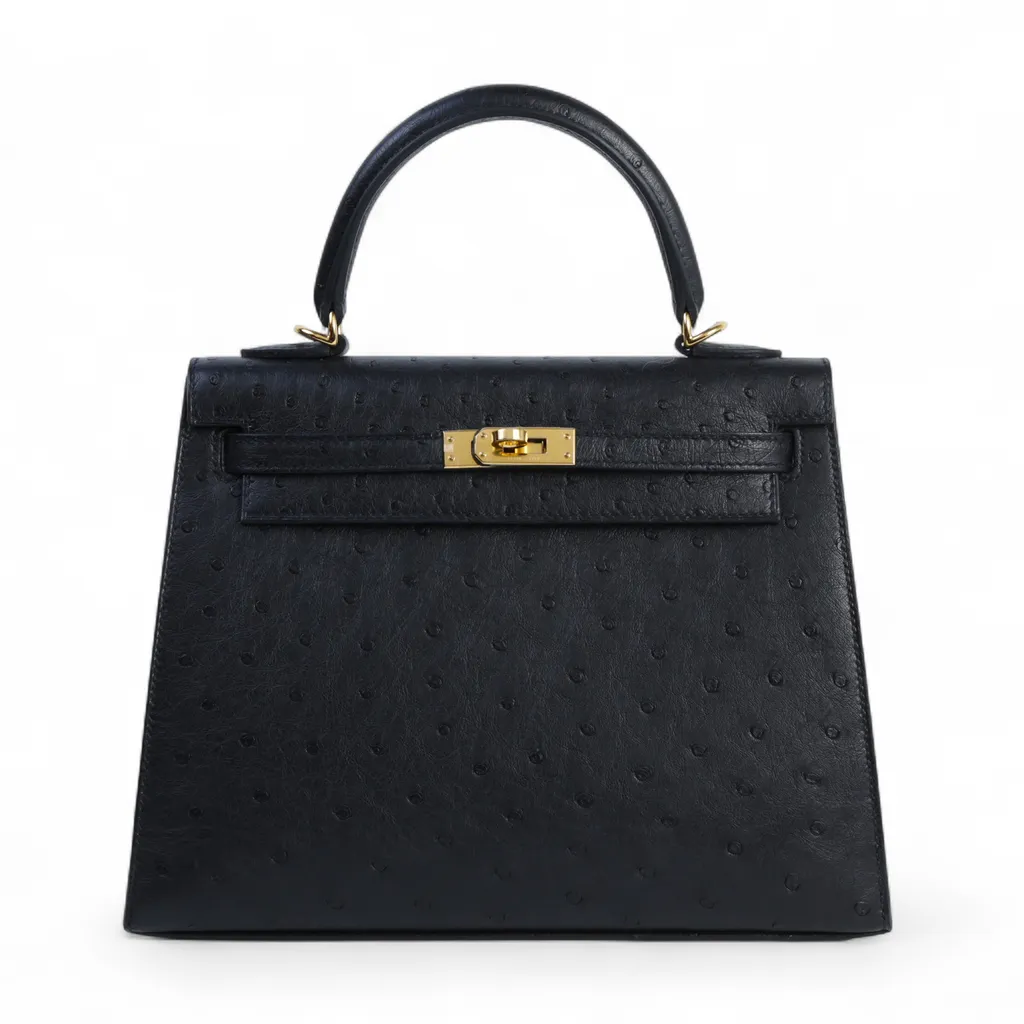 Kelly 25 Sellier Noir (89)