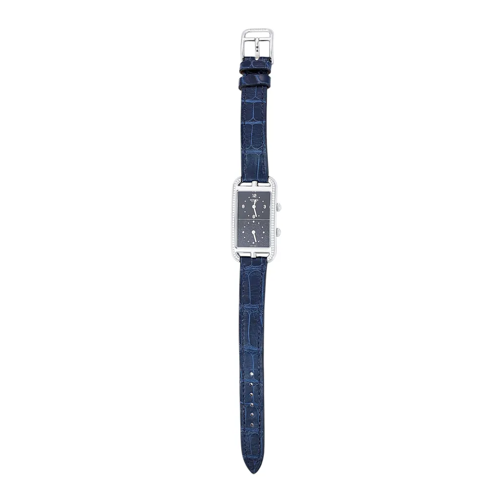 Nantucket Dual Time watch Large model 39 mm Bleu Saphir (73)