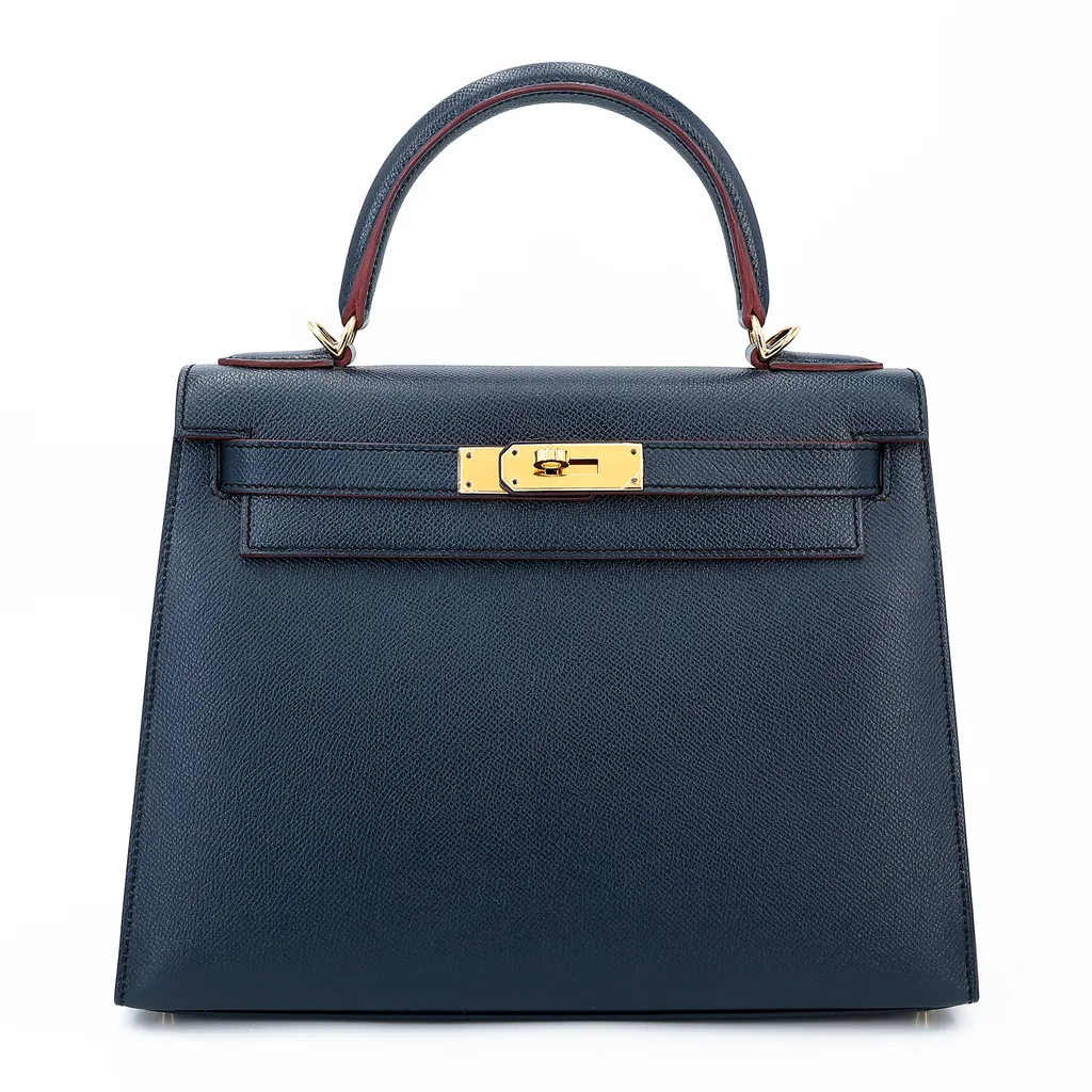 Kelly 28 Sellier Contour Bleu Indigo (76)