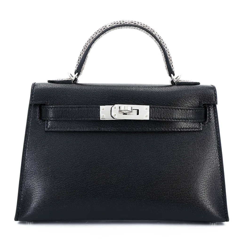 Mini Kelly II Touch Ombre (1B) Noir (89)