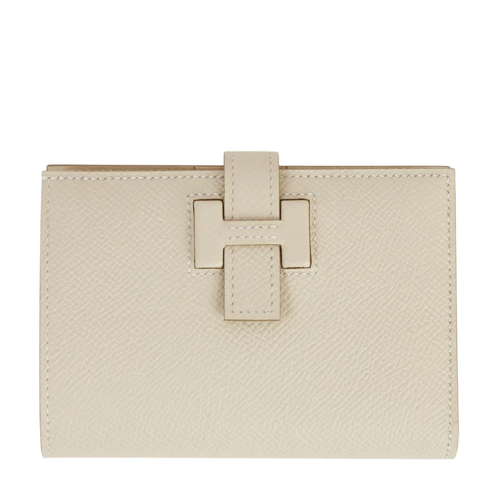 Bi-fold wallet NEW H Passant Compact Craie (10)