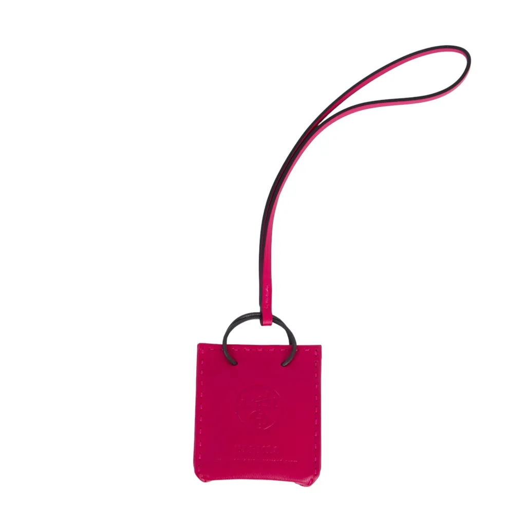 Sac Orange Bag charm Rose Mexico (0D)