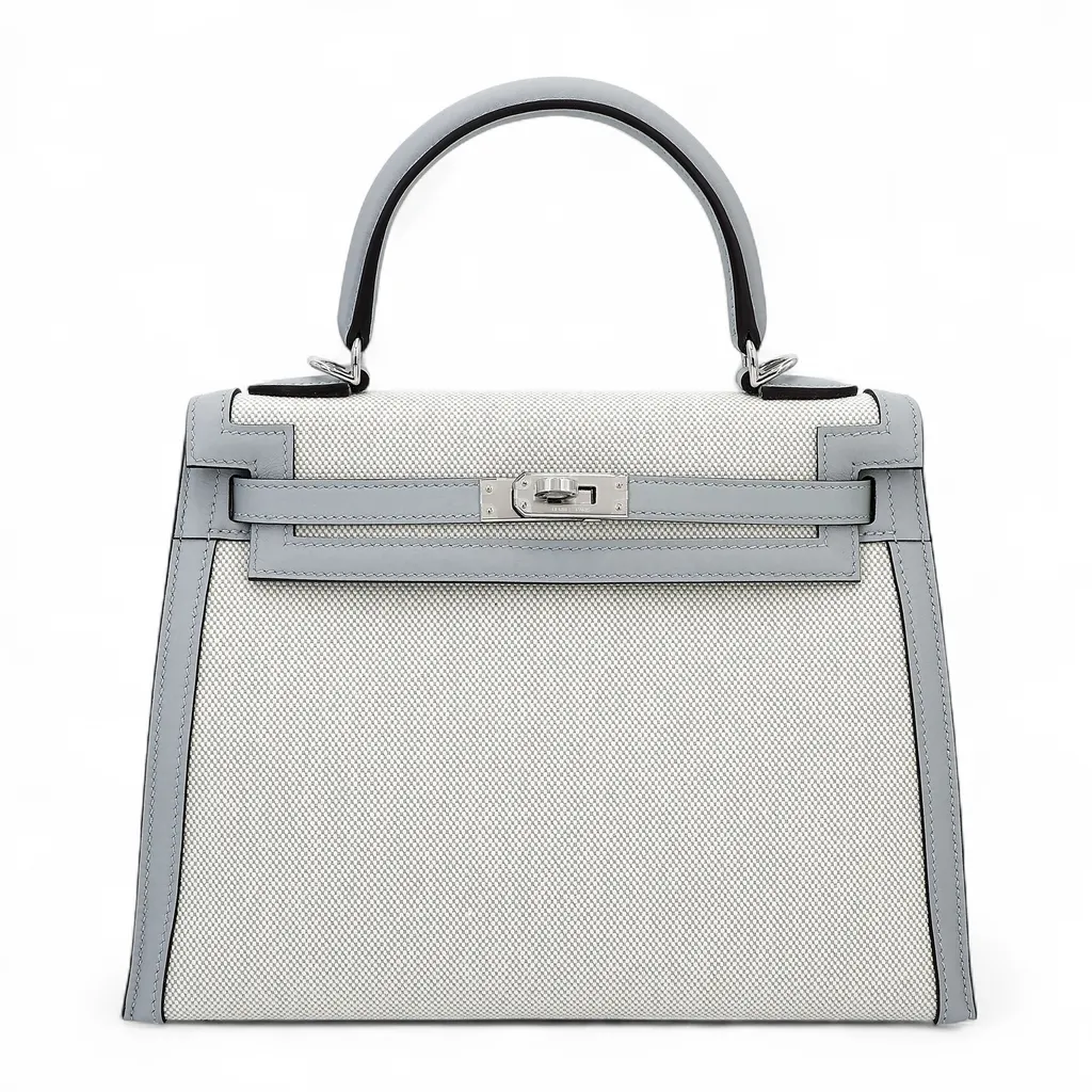 Kelly 25 Sellier Bleu Glacier (8U)