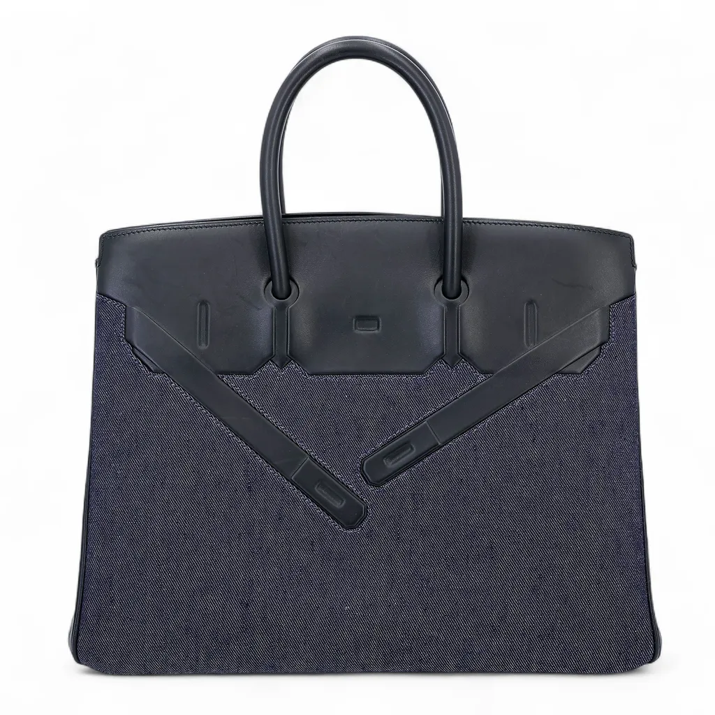 Birkin 35 Shadow Denim Noir (89)