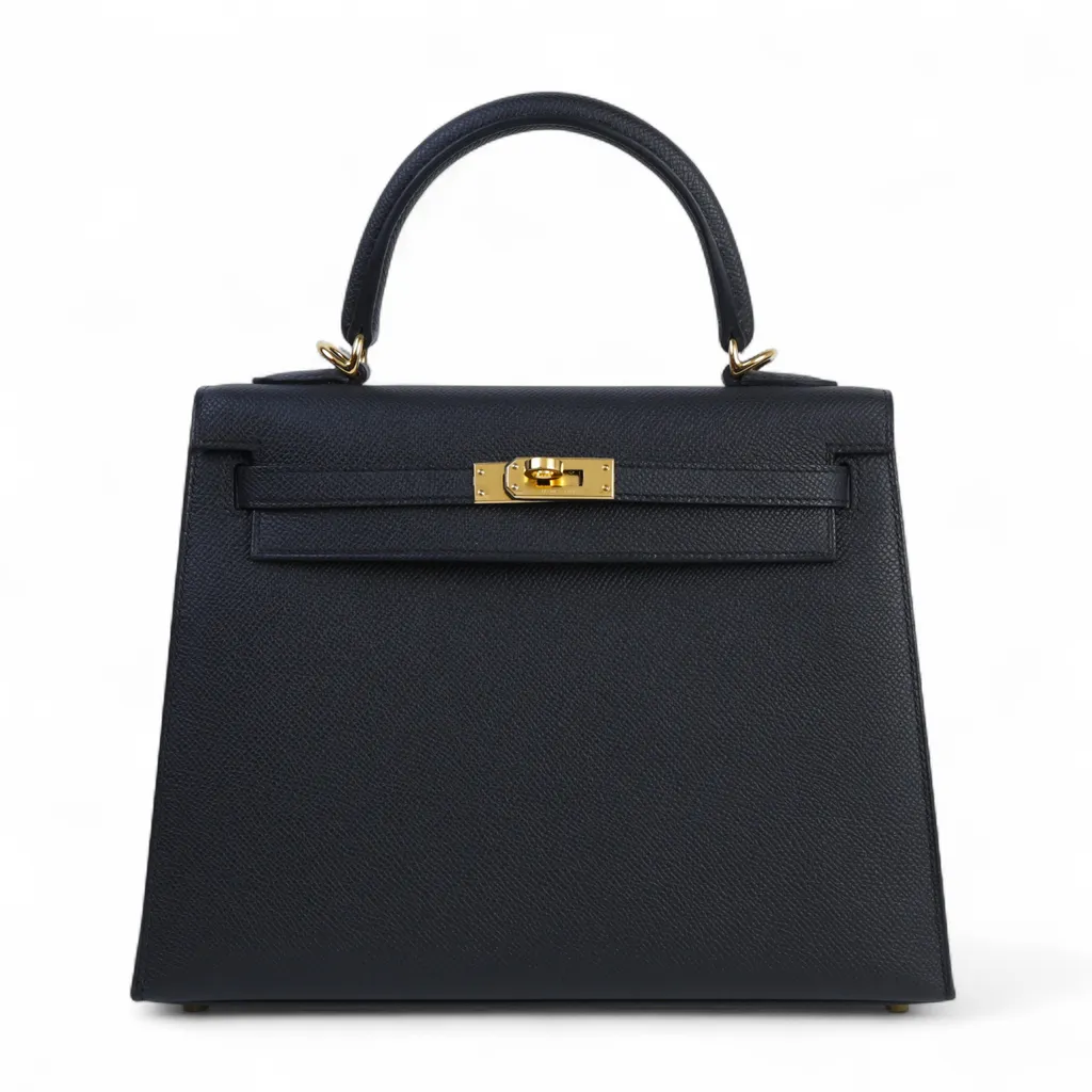 Kelly 25 Sellier Noir (89)