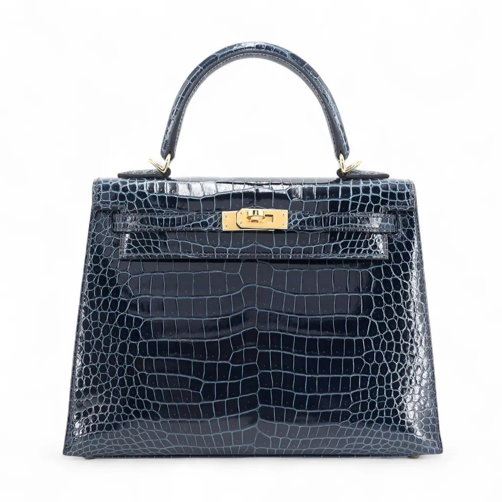 Kelly 25 Sellier Bleu Baltique (8X)