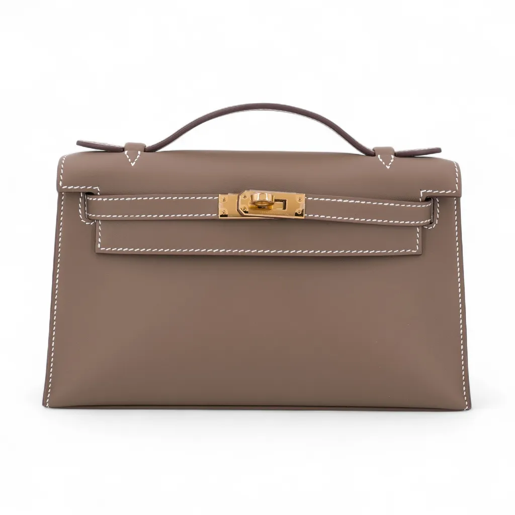 Kelly Pochette 18 大象灰 Etoupe