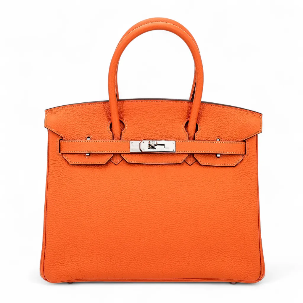 Birkin 30 93 愛馬仕橘 Orange