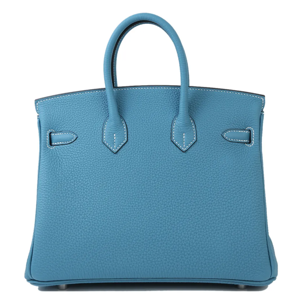 Hermes birkin bag blue jean Clearance